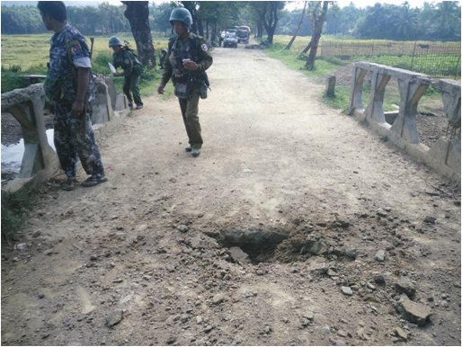 ေမာင္ေတာတြင္ အၾကမ္းဖက္သမား ၅၀၀ ခန္႔ တိုက္ခိုက္၍ တပ္မေတာ္က ေလေၾကာင္းပစ္ကူေပးရ တပ္မေတာ္မွ စစ္ေၾကာင္းမွဴးတစ္ဦးက်ဆံုးၿပီး အၾကမ္းဖက္