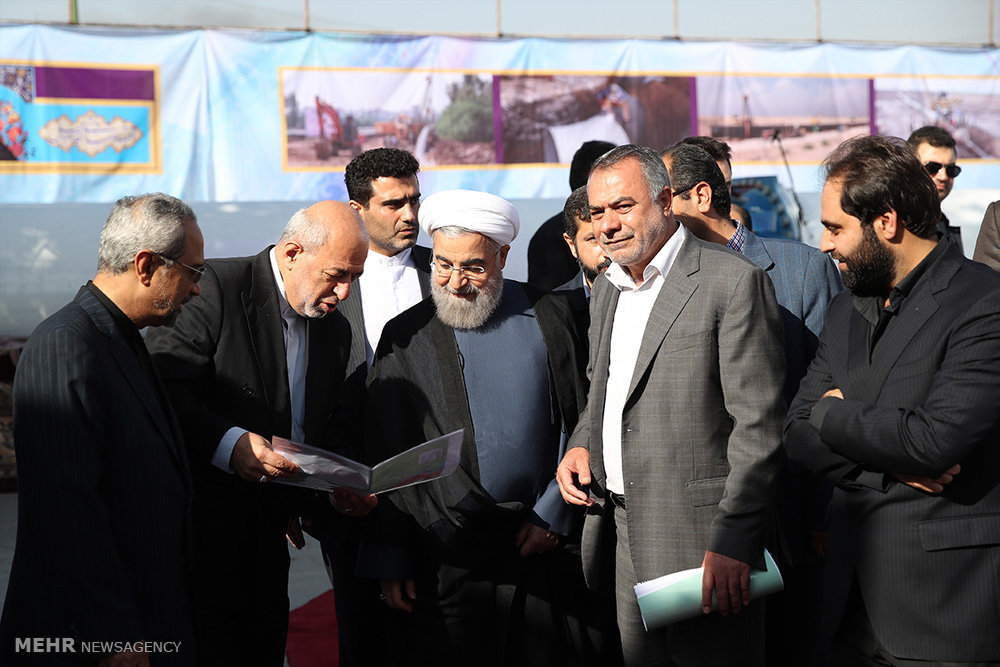 تصویری رپورٹ: صدر مملکت ڈاکٹر حسن روحانی اہواز پہنچ گئے