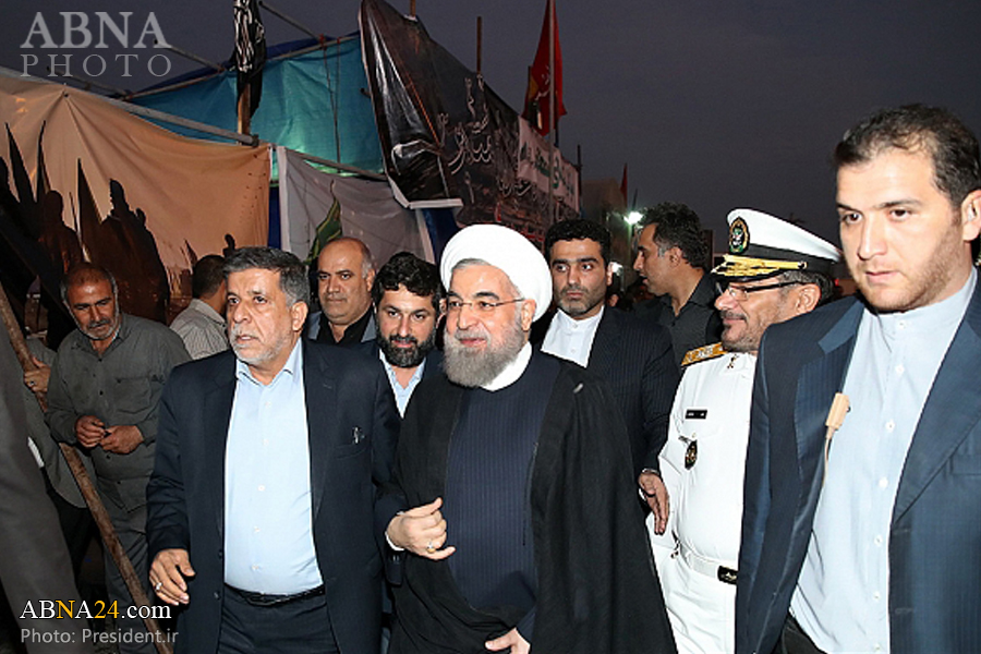 صدر جمہوریہ ایران ڈاکٹر حسن روحانی نے زائرین اربعین کو خدا حافظی کہا+ تصاویر