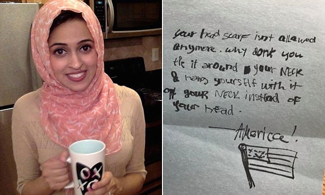 Georgian Muslim teacher receives horrible note about her Hijab 