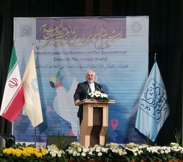Israel main problem of Muslim world: Zarif