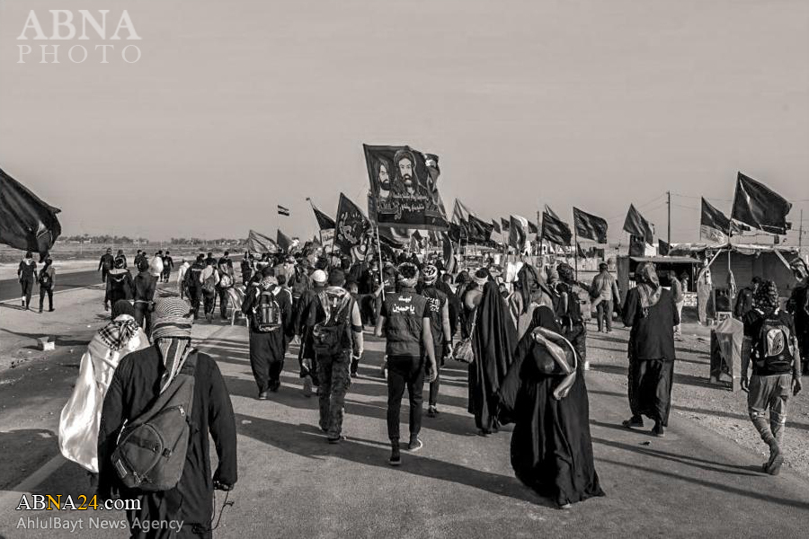 تقرير مصور/ مشاهد جديدة لزوار أربعينية الامام الحسين (ع) بالعراق