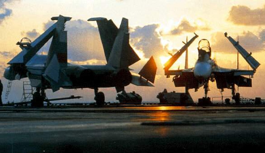 Pesawat Dari Kapal Admiral Kuznetsov Lancarkan Operasi Ke Atas Pengganas.
