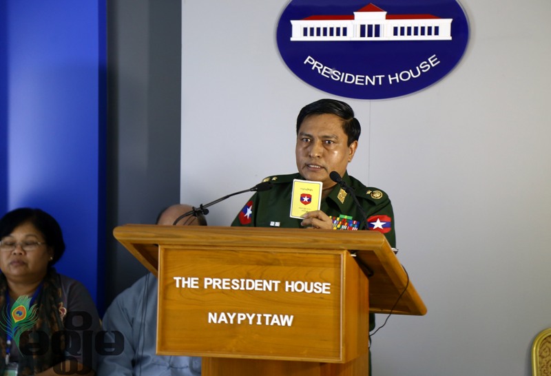 ရခိုင္ပဋိပကၡအေပၚ ႏုိင္ငံတကာဥပေဒမ်ားႏွင့္အညီ ထိန္းထိန္းသိမ္းသိမ္းေျဖရွင္းေနဟု တပ္မေတာ္ဆို