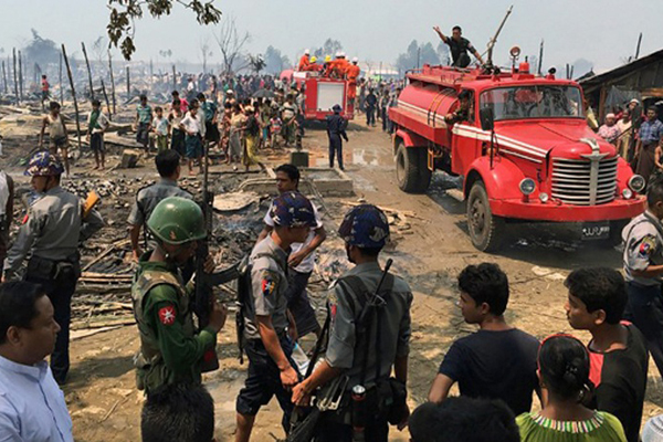 ミャンマー軍の攻撃で、イスラム教徒150人殉教