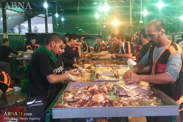 22 ممالک کے تعاون سے کربلائے معلی میں سب سے بڑا حسینی موکب+ تصاویر