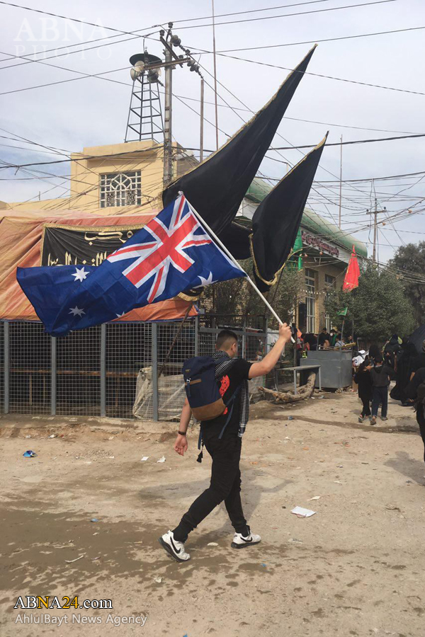 Foto: Ein fußreisender Pilger aus Australien