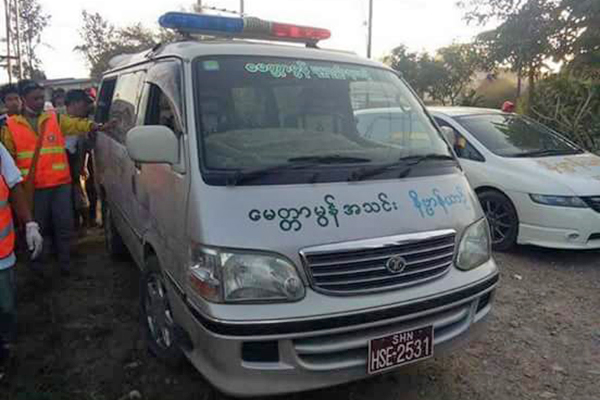 မူဆယ္တြင္ လူမႈကူညီေရးအသင္းကား ပစ္ခတ္ခံရ၍ ကယ္ဆယ္ေရးလုပ္သားတစ္ဦး ဒဏ္ရာရ