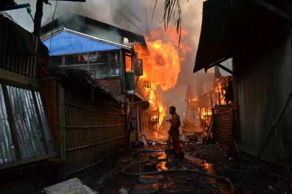 1250 Rohingya Muslims houses razed in Myanmar's Rakhine: HRW
