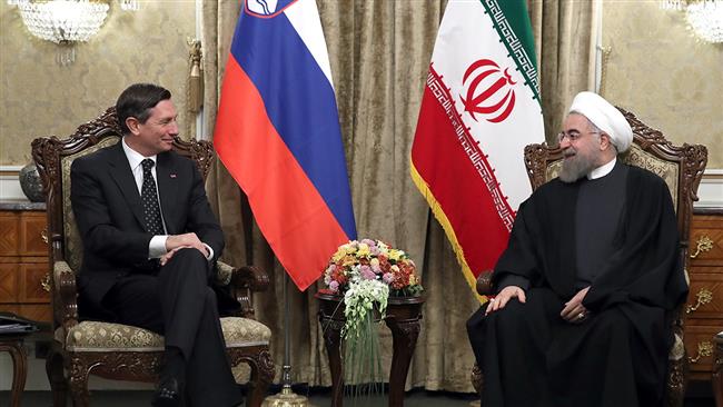 سلووینیا کے صدر کا ایران کے ساتھ تعلقات کے فروغ پر زور