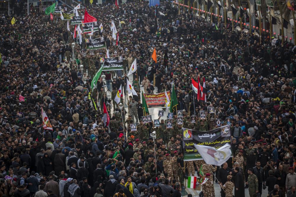 العتبة العباسية المقدسة تعلن اعداد الزائرين المشاة نهاراً في اربعينية الامام الحسين (ع)