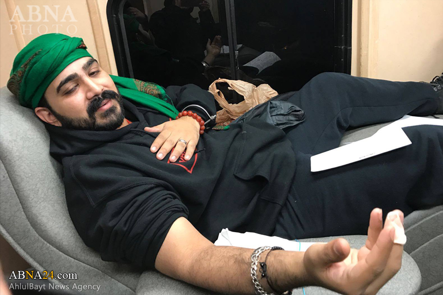 تقرير مصور/ العشرات من الشيعة في نيويورك يتبرعون بالدم تزامنا باربعينية الامام الحسين (ع) 
