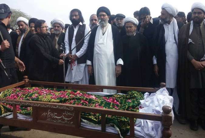 تصویری رپورٹ: بھکر، وزارت حسین نقوی کی نماز جنازہ