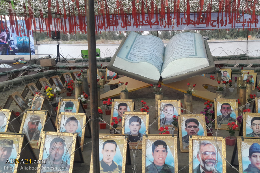 تقرير مصور/ صور شهداء الحشد الشعبي في طرق أربعينية الامام الحسين (ع)