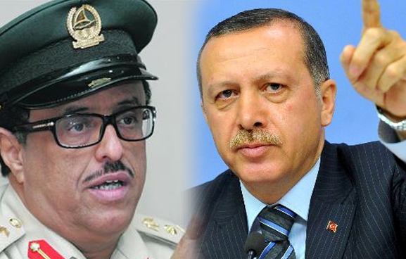 خلفان يشكر الافندم اردوغان على مساعدة الإحتلال! + (صور)