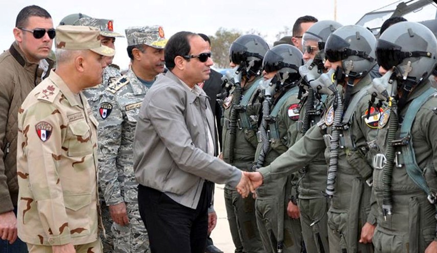 Egyptian pilots enter Syrian army airbase in Hama province