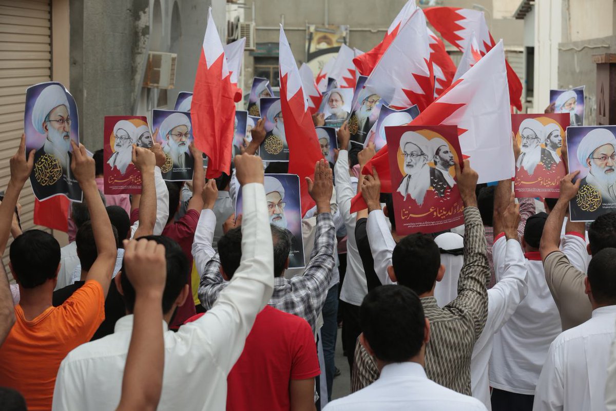 Hundreds of Bahrainis protest against ongoing crackdown on Shia Muslims 