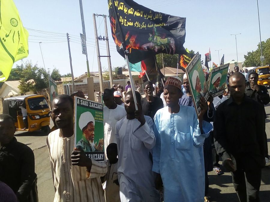 Photos: Free Sheikh Zakzaky protest staged in Gombe, Nigeria 
