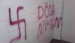 Attackers paint swastikas inside Stockholm mosque in Sweden