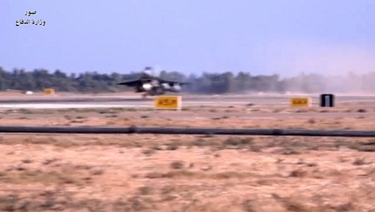 Irak Savaş Uçakları Telafer’de İşid Mevzilerini Böyle Bombaladı/Video