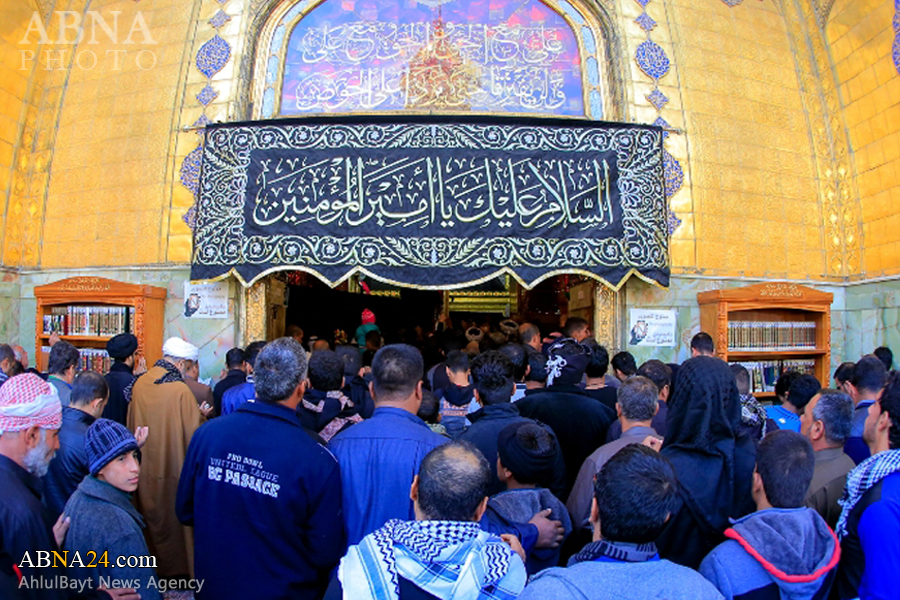 تصویری رپورٹ: حرم امام علی(ع) میں عزاداری رحلت رسول اکرم (ص) اور شہادت امام حسن مجتبی (ع)