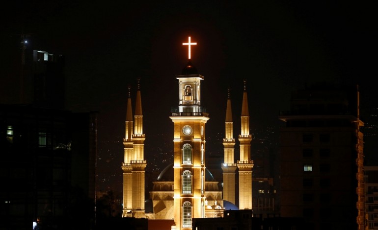 Church, mosque stand next to each other in Beirut