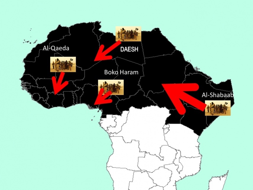 El Daesh Huye hacia África