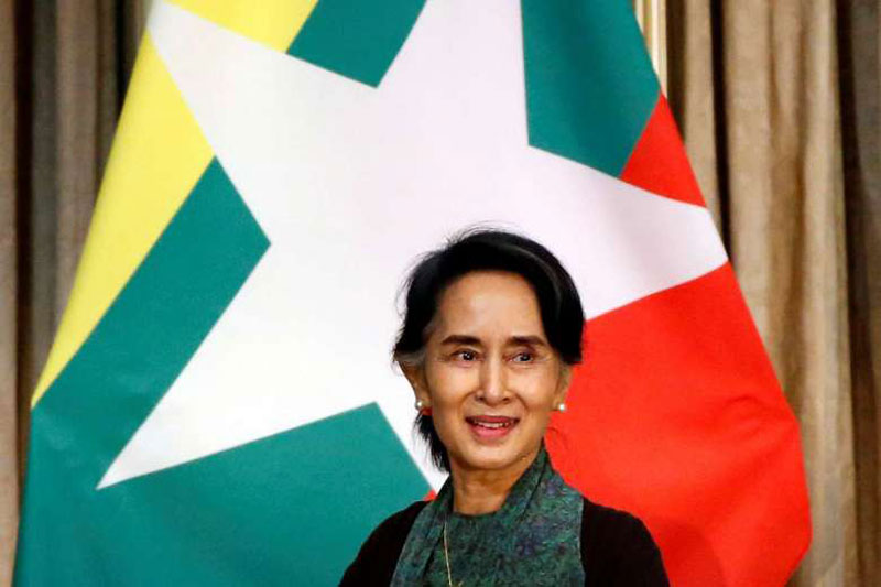 သံတမန္ဆက္ဆံေရး တည္ေထာင္ၿပီး ႏွစ္ ၅၀ ျပည့္ကာလ၌ စင္ကာပူသို႔ သုံးရက္တာ ခရီးစဥ္ ေဒၚေအာင္ဆန္းစုၾကည္ ေရာက္ရွိ