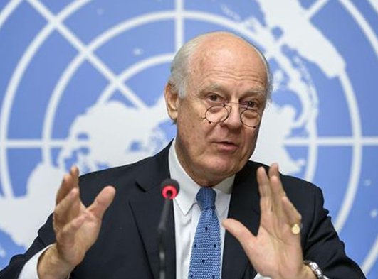 ديميستورا يدعو المسلحين لمغادرة الاحياء الشرقية لحلب