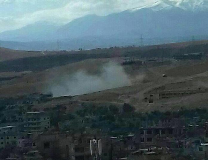 A lengthy tunnel discovered and destroyed by Syrian Army in Al-Tal