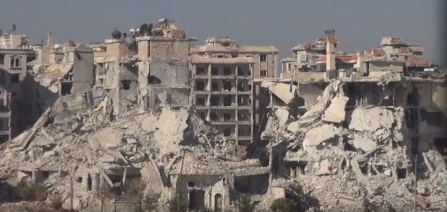 Video: Syria national defense force destroys sniper nest in Aleppo