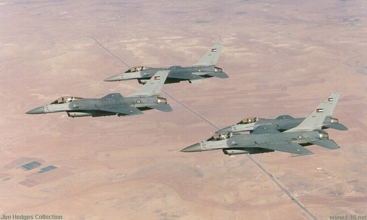 Pesawat F-16 Jordan Terhempas Sejurus Berlepas
