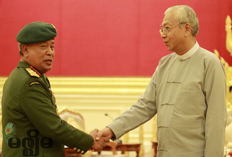 သမၼတဦးထင္ေက်ာ္ႏွင့္ မေလးရွားတပ္ခ်ဳပ္ ရခိုင္အေရး ေဆြးေႏြး