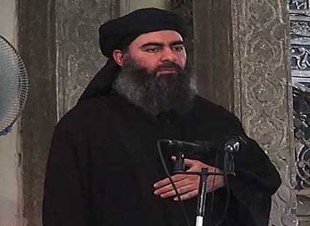 مصدر يكشف عن ظهور زعيم داعش التكفيري في الحدود العراقية السورية
