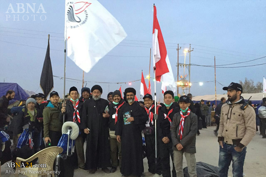 “Peregrinos Indonesios Presentes en la  Caminata del Arba’ín Hussainí”