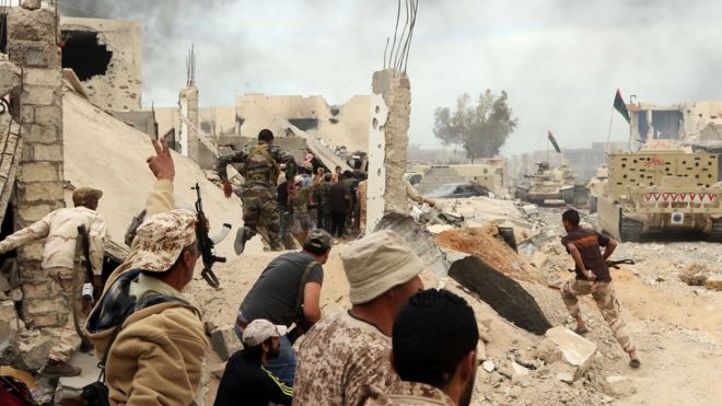 Mayakan sa kai na farautar 'yan IS a Libya