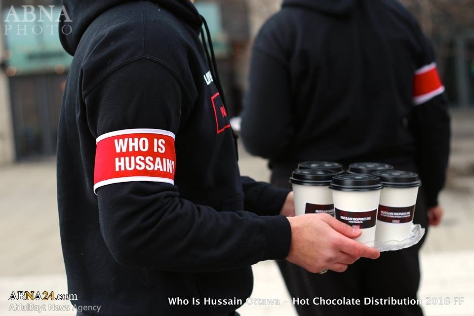 La Organización ¿Quién es Hussain (P)? Presenta al Imam Hussain (P) Junto a un Chocolate Caliente en Ottawa 