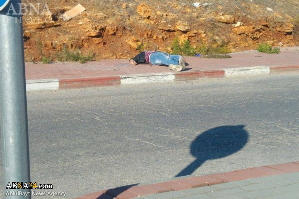 استشهاد فلسطيني برصاص الاحتلال بدعوى محاولة طعن + (صور)