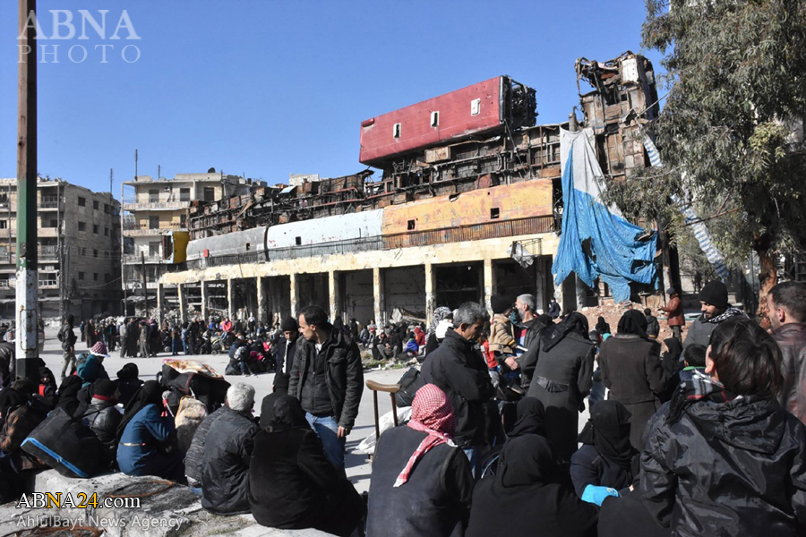 تقرير مصور/ نزوح المدنيين من مناطق شرقية في حلب 