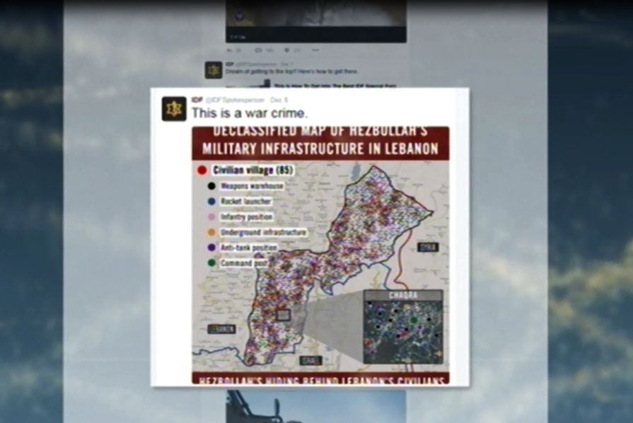 Zionist army acknowledges Hezbollah map was just ‘illustration’