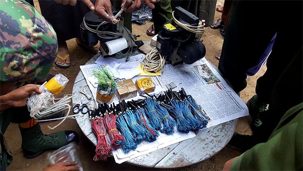 မႏၲေလးတြင္ ဘုန္းႀကီးေက်ာင္း၀င္းအတြင္း ေဖာက္ခြဲေရးသုံးပစၥည္းမ်ား ဖမ္းမိ