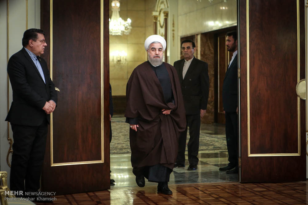 تصویری رپورٹ: صدر مملکت ڈاکٹر حسن روحانی کی آج ملاقاتیں