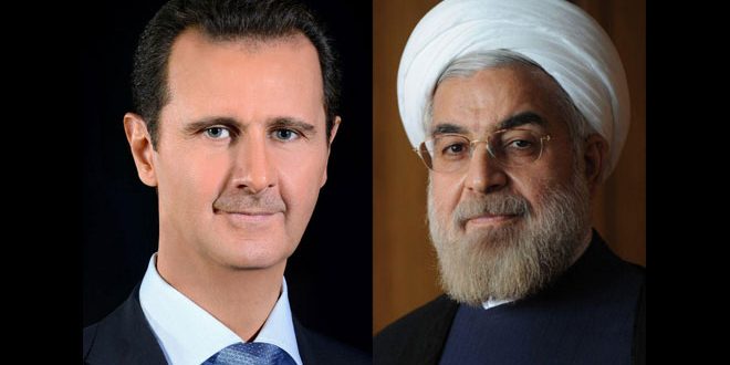 Le président al-Assad reçoit un appel téléphonique du président Rohan qui l’a félicité de la victoire à Alep