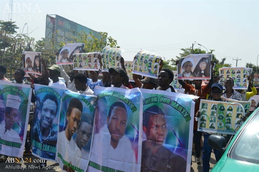 Berita Bergambar: Protes Aman Di Abuja, Nigeria Tuntut Pembebasan Syeikh Zakzaky