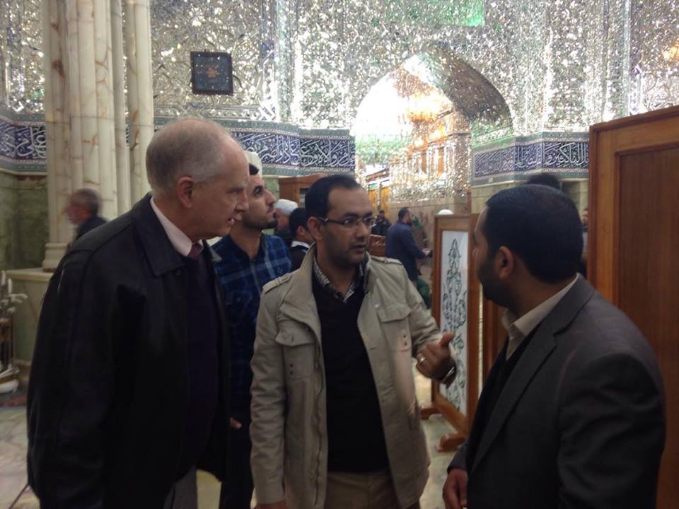 Imam Ali shrine best place for peaceful co-existence amongst religions - American academic