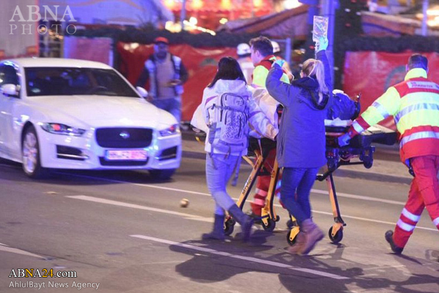 تقرير مصور/ شاحنة تدهس حشدا وتقتل وتصيب 60 شخصا في برلين الالمانية
