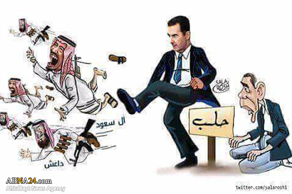 كاريكاتير/ هكذا اخرج التكفيريون الارهابييون من حلب السورية