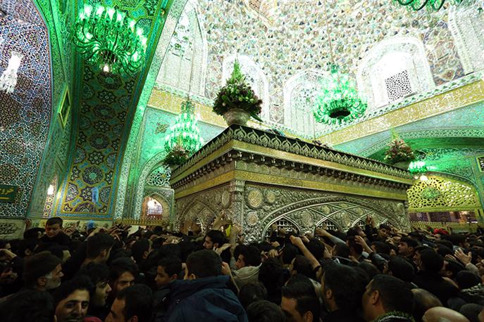 A group of Australian Shia Muslims visit Imam Reza shrine