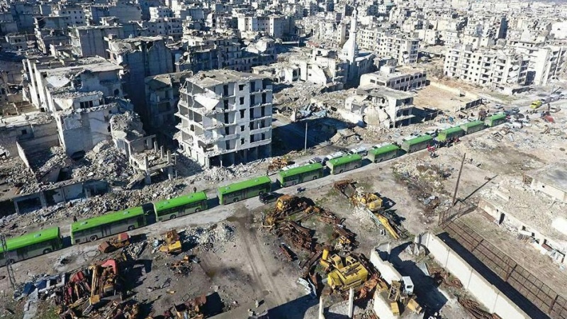 دہشتگردوں میں اختلاف، حلب سے انخلا کا عمل معطل