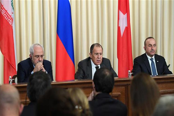 イラン、ロシア、トルコがシリア危機について共同声明を発表